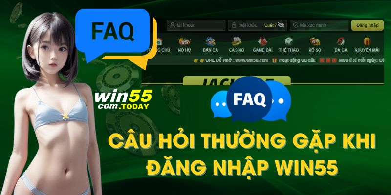 Trả lời các thắc mắc khi hội viên đăng nhập win55